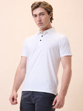 Men's Premium Printed Polo Collar Half Sleeves Regular Fit T-shirt
